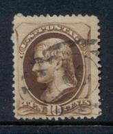 USA 1879 Sc#188 10c Jefferson, Large Banknote, Soft Paper FU - Autres & Non Classés