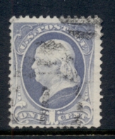 USA 1881-82 Sc#206 1c Franklin, Large Banknote, Soft Paper FU - Autres & Non Classés
