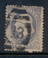 USA 1881-82 Sc#206 1c Franklin, Large Banknote, Soft Paper FU - Sonstige & Ohne Zuordnung