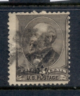 USA 1882 Sc#205 5c Garfield Brown FU - Altri & Non Classificati
