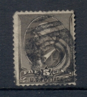 USA 1882 Sc#205 5c Garfield Brown FU - Andere & Zonder Classificatie