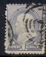 USA 1887 Sc#212 1c Franklin FU - Andere & Zonder Classificatie