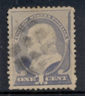 USA 1887 Sc#212 1c Franklin FU - Autres & Non Classés