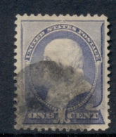 USA 1887 Sc#212 1c Franklin FU - Other & Unclassified