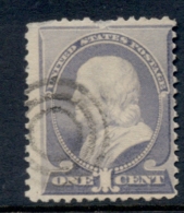 USA 1887 Sc#212 1c Franklin FU - Andere & Zonder Classificatie