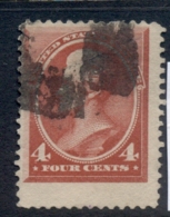USA 1888 Sc#215 4c Jackson Carmine FU - Sonstige & Ohne Zuordnung