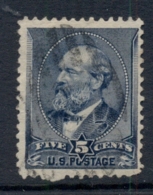 USA 1888 Sc#216 5c Garfield Blue FU - Sonstige & Ohne Zuordnung