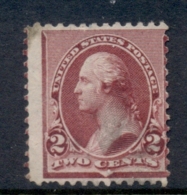 USA 1890-93 Sc#219D Washington 2c Lake FU - Andere & Zonder Classificatie