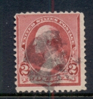 USA 1890-93 Sc#220a Washington 2c Cap On Left 2 FU - Other & Unclassified