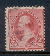 USA 1890-93 Sc#220a Washington 2c Cap On Left 2 FU - Other & Unclassified
