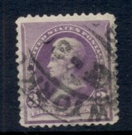 USA 1890-93 Sc#221 Jackson 3c FU - Sonstige & Ohne Zuordnung