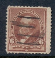 USA 1890-93 Sc#224 Garfield 6c FU - Sonstige & Ohne Zuordnung