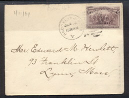 USA 1892 2c Columbian Cover - Other & Unclassified