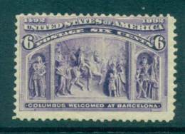 USA 1893 Sc#235 6c Columbian Exposition (hinge Thin) MH Lot67190 - Sonstige & Ohne Zuordnung