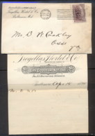 USA 1894 2c Columbian CC Cover With Enclosure - Other & Unclassified