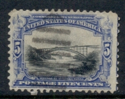 USA 1901 Sc#297 Pan-American Exposition 5c Bridge At Niagara Falls FU - Other & Unclassified