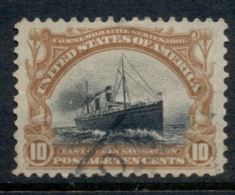 USA 1901 Sc#299 Pan-American Exposition 10c Fast Ocean Navigation FU - Unclassified