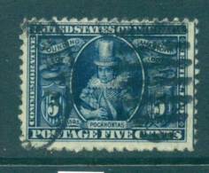 USA 1907 Sc#330 5c Jamestown Exposition FU Lot67263 - Other & Unclassified