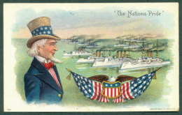 USA 1908c The Great White Fleet, The Nations Pride, Uncle Sam, Embossed Unused - Altri & Non Classificati