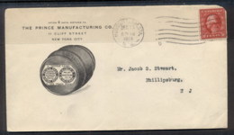 USA 1913 2c Washington Advertising Cover, Barrel Manufacturing - Autres & Non Classés