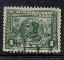 USA 1913 Sc#397 1c Panama-Pacific Exposition Perf 12 FU - Autres & Non Classés
