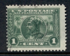 USA 1913 Sc#397 1c Panama-Pacific Exposition Perf 12 FU - Altri & Non Classificati