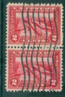 USA 1913 Sc#398 2c Panama-Pacific Exposition Perf 12 Pr FU Lot67295 - Autres & Non Classés