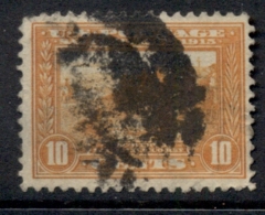 USA 1913 Sc#400A 10c Panama-Pacific Exposition Orange Perf 12 FU - Autres & Non Classés