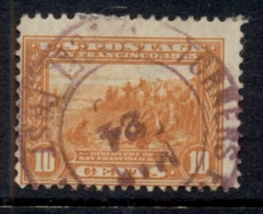 USA 1913 Sc#400A 10c Panama-Pacific Exposition Orange Perf 12 FU - Other & Unclassified