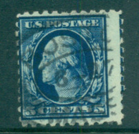 USA 1913-15 Sc#428 5c Blue Washington Perf 10 Wmk S/L FU Lot69009 - Altri & Non Classificati