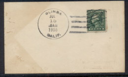 USA 1915 1c Washington Card 1955 Datestamp ?? - Andere & Zonder Classificatie