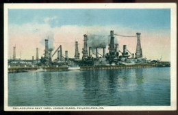 USA 1915c Philadelphia Navy Yard, League Island, Philadelphia, Colored Photo, Unused - Autres & Non Classés