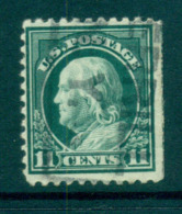 USA 1917-19 Sc#511 11c Light Green Franklin Perf 11 No Wmk FU Lot69231 - Other & Unclassified