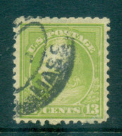 USA 1917-19 Sc#513 13c Apple Green Franklin Perf 11 No Wmk FU Lot69250 - Sonstige & Ohne Zuordnung