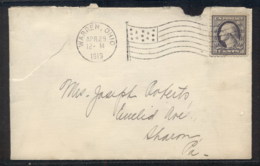 USA 1919 3c Washington Cover To Pa. - Other & Unclassified