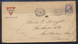 USA 1919 3c Washington YMVA CC Cover To Pennsylvania - Andere & Zonder Classificatie