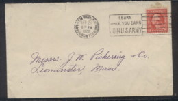USA 1920 2c Washington Cover To Mass. - Other & Unclassified
