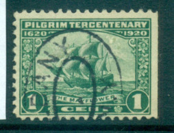 USA 1920 Sc#548 Pilgrim Tercentenary 1c FU Lot67319 - Sonstige & Ohne Zuordnung