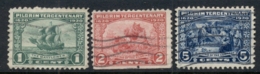 USA 1920 Sc#548-50 Pilgrim Tercentenary FU - Other & Unclassified