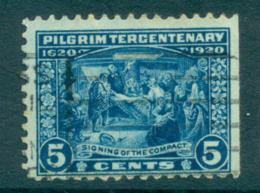 USA 1920 Sc#550 Pilgrim Tercentenary 5c FU Lot67325 - Other & Unclassified