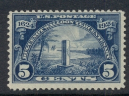 USA 1924 Sc#616 Hugenot-Walloon Tercentenary 6c MLH - Sonstige & Ohne Zuordnung