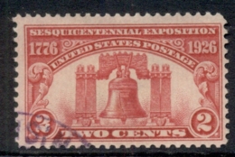 USA 1926 Sc#627 Sesquicentennial Exposition FU - Sonstige & Ohne Zuordnung