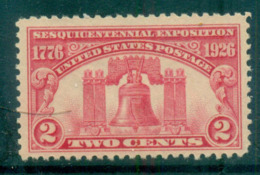 USA 1926 Sc#627 Sesquicentennial Exposition MLH Lot67355 - Sonstige & Ohne Zuordnung