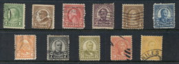 USA 1926-34 Sc#632-642 Fourth Bureaus Rotary Perf 11x10.5 FU - Sonstige & Ohne Zuordnung
