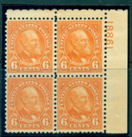 USA 1926-34 Sc#638 6c Garfield P 11x10.5 (Rotary) PB#18861 MUH Lot67961 - Sonstige & Ohne Zuordnung