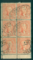 USA 1926-34 Sc#641 9c Jefferson P 11x10.5 (Rotary) Blk 6 FU Lot67980 - Sonstige & Ohne Zuordnung