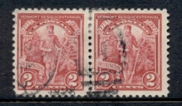 USA 1927 Sc#643 Vermont Sesquicentennial Pr FU - Other & Unclassified