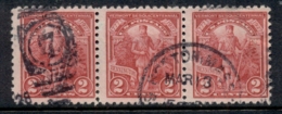 USA 1927 Sc#643 Vermont Sesquicentennial Str3 FU - Other & Unclassified