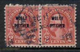 USA 1928 Sc#646 Molly Pitcher Opt Pr FU - Other & Unclassified