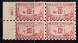 USA 1928 Sc#649 International Civil Aeronautics Conference 2c PB#19657 MUH/MLH - Other & Unclassified